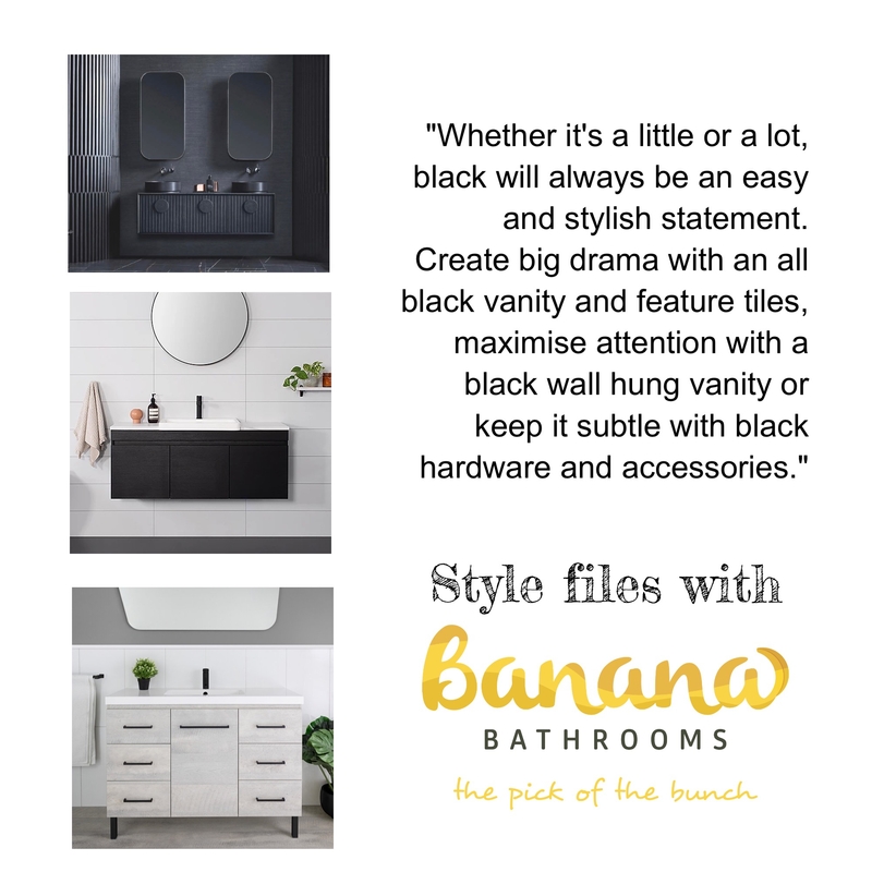 Banana bathrooms style files Mood Board by shelleywylie on Style Sourcebook