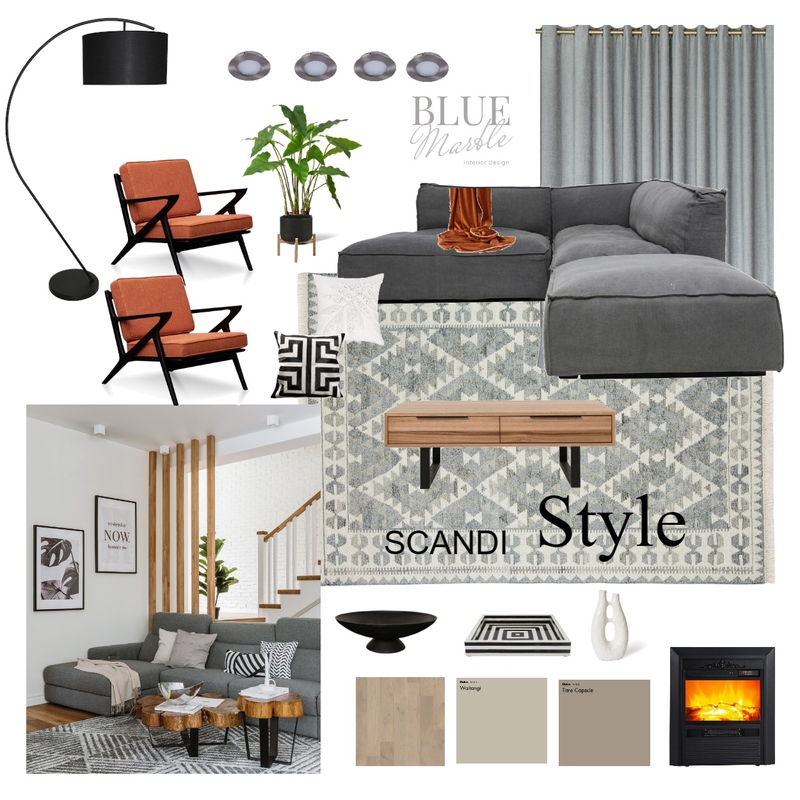 Modern Scandi Style Mood Board by Blue Marble Interiors on Style Sourcebook