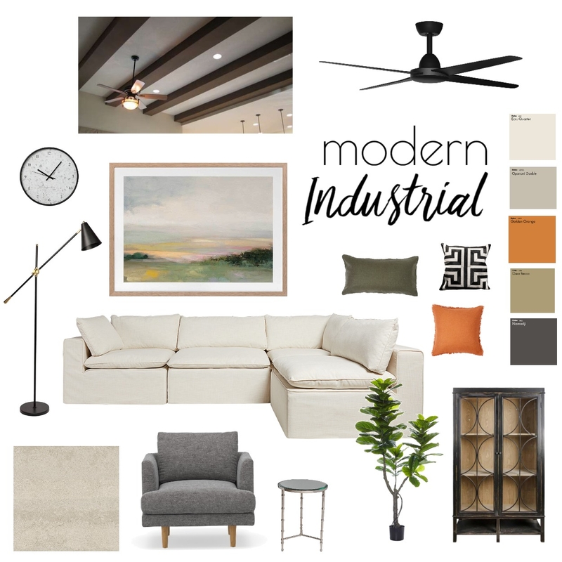 modern industrial mood board - M3 Mood Board by k-lynn-interiors on Style Sourcebook