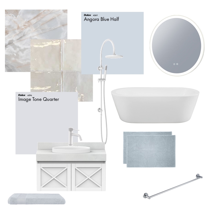 blue bathroom Mood Board by Julia.s on Style Sourcebook