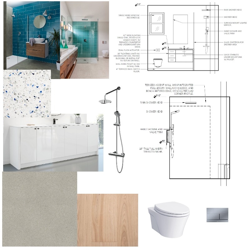 Duck Ave Master Bath 2 Mood Board by A_Osborn on Style Sourcebook