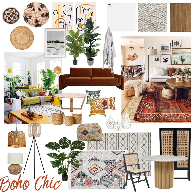 Boho Chic Mood Board by nikki.felix on Style Sourcebook