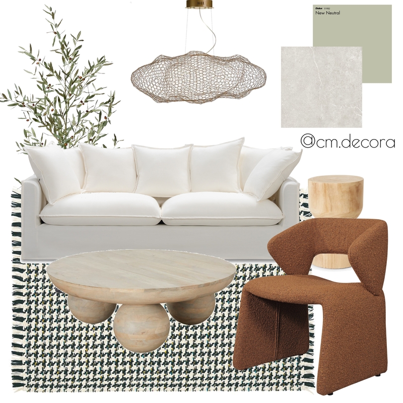 Living room by : @cm.decora Mood Board by Cm decora on Style Sourcebook