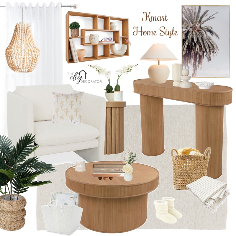 Kmart living room Mood Board by Thediydecorator on Style Sourcebook
