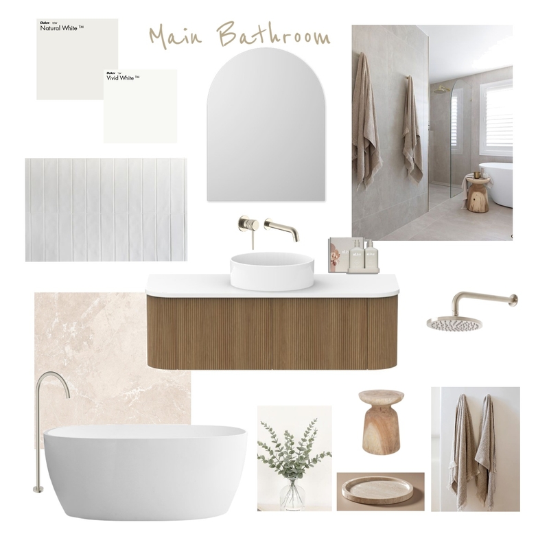 Frost Cove Main Bathroom Mood Board by KMF Design & Interiors on Style Sourcebook