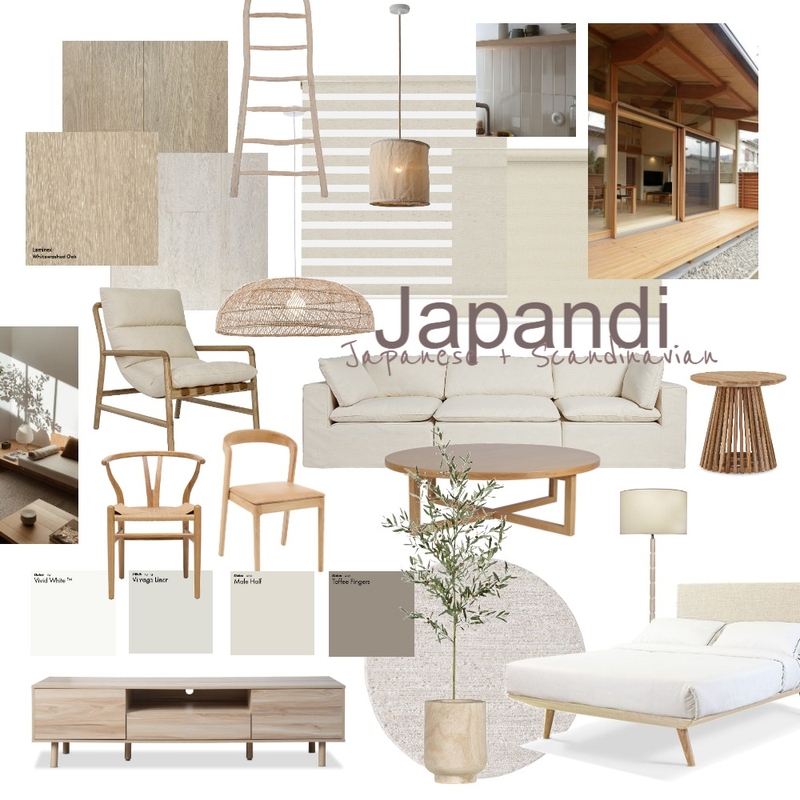 Japandi Mood Board Mood Board by gillianencarnacion on Style Sourcebook