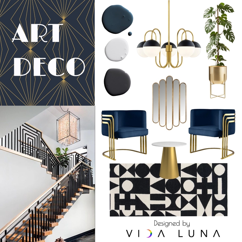 ART DECO ASSIGNMENT 3 Mood Board by VIDALUNA on Style Sourcebook