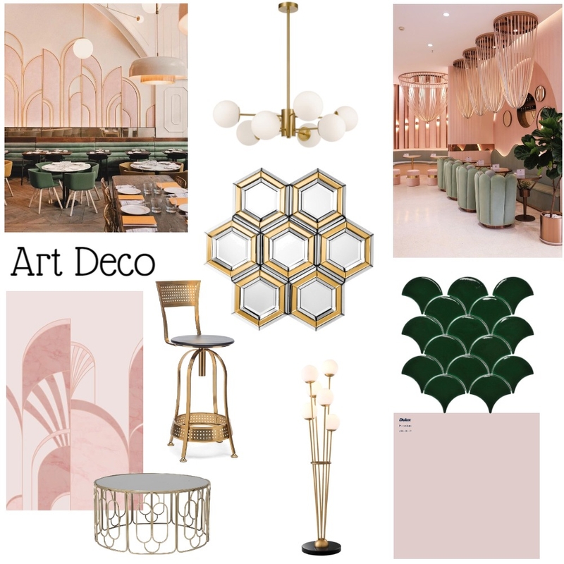 Art Deco Mood Board by Alexandra Attard on Style Sourcebook