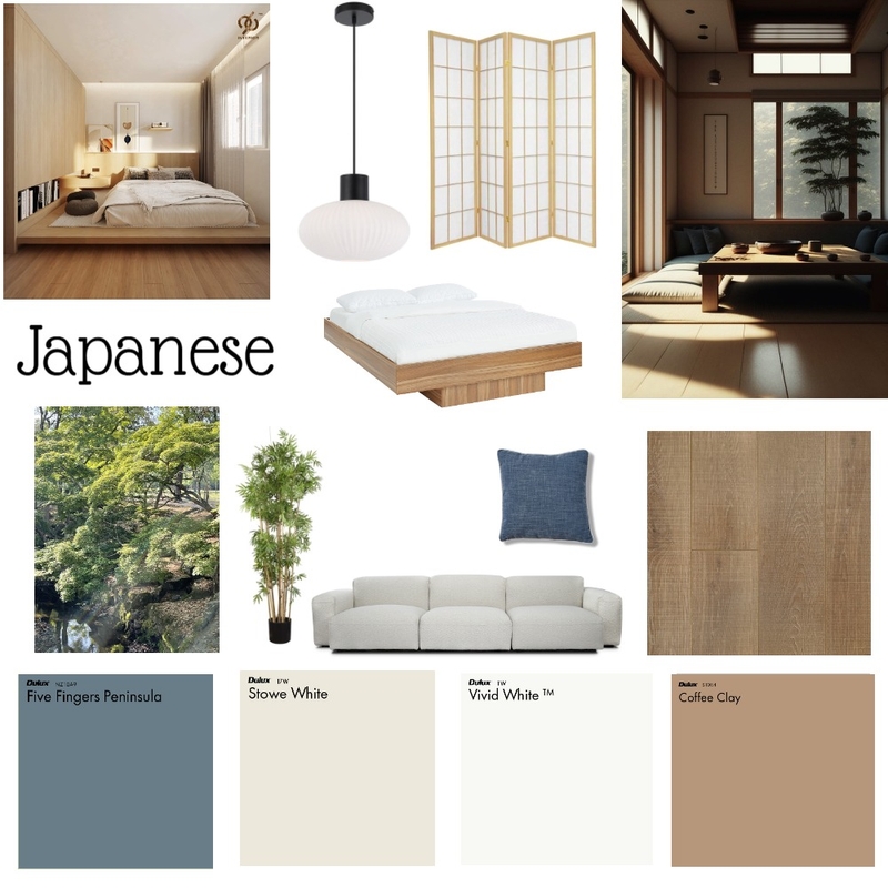 Japanese Mood Board by Alexandra Attard on Style Sourcebook