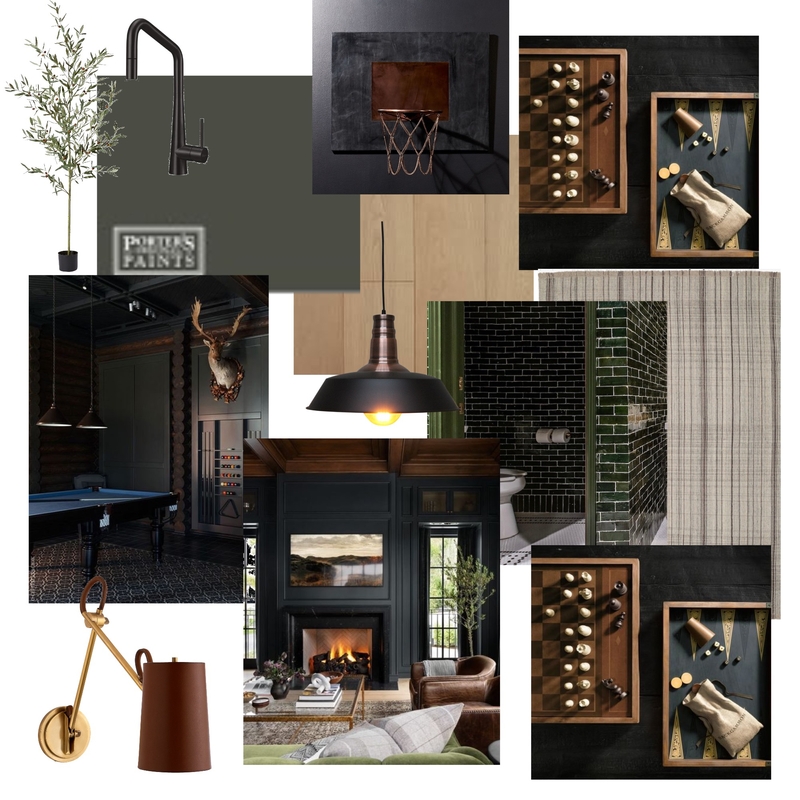 Thurlow man cave Mood Board by Olivewood Interiors on Style Sourcebook