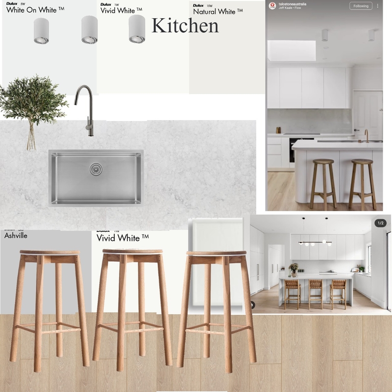 kitchen elba white_wood stool Mood Board by Ngoc Han on Style Sourcebook