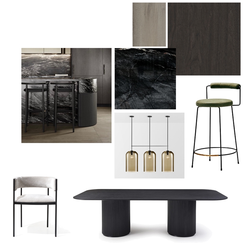 Brown kitchen Mood Board by DKD on Style Sourcebook