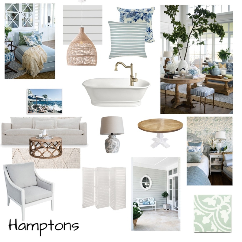 Hamptons Mood Board by Andrew Bowen on Style Sourcebook