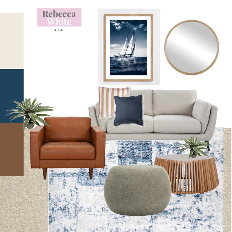 Tom Living Space Mood Board by Rebecca White Style on Style Sourcebook