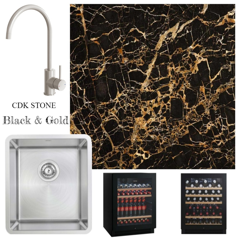 Black and Gold Example Board Mood Board by JB on Style Sourcebook