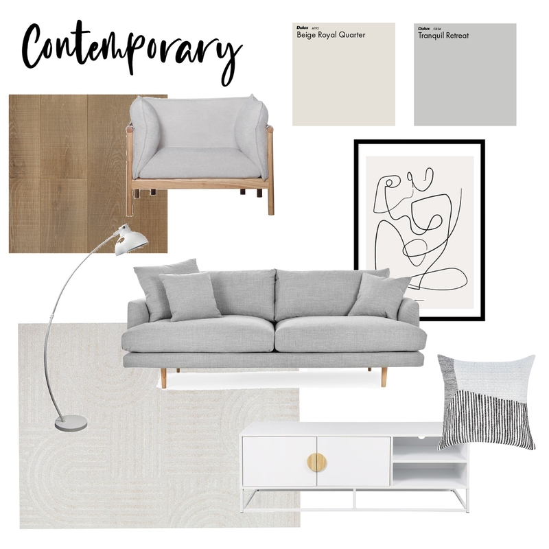 Contemporary Mood Board by emmahanson on Style Sourcebook