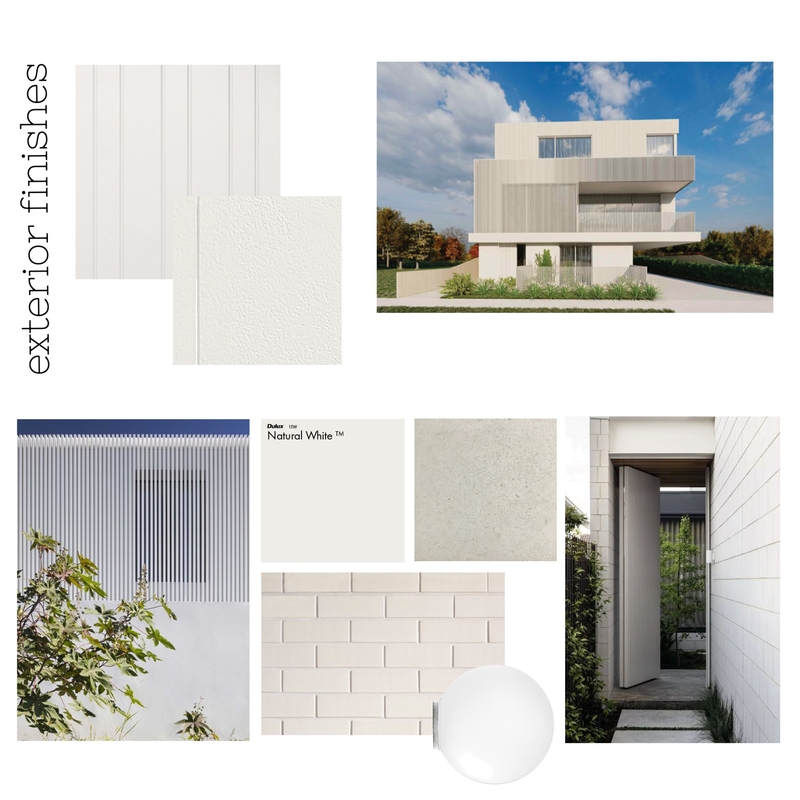 Exterior finishes Mood Board by laurenfrazer on Style Sourcebook