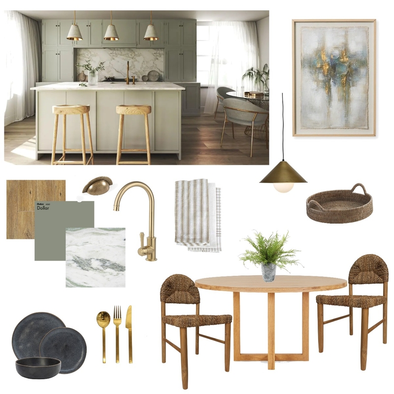 sage green kitchen Mood Board by Suite.Minded on Style Sourcebook