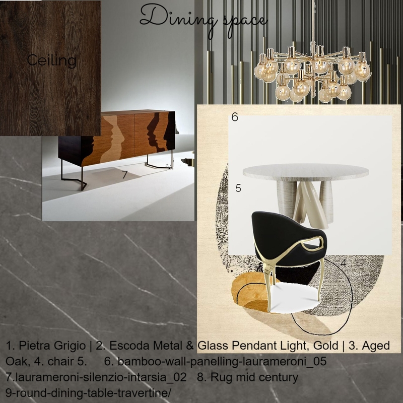 Dining space Mood Board by kygadielle@hotmail.com on Style Sourcebook
