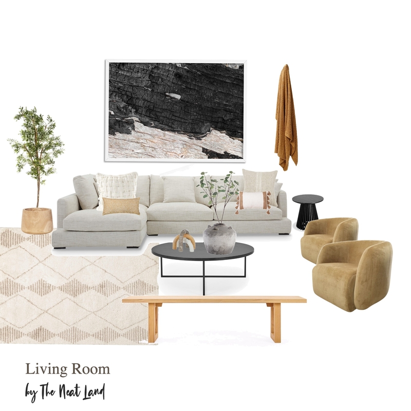 Living Room Mood Board by The Neat Land on Style Sourcebook