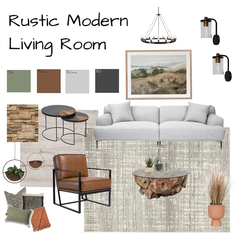 Natural Rustic Mood Board Mood Board by Ana Soares on Style Sourcebook