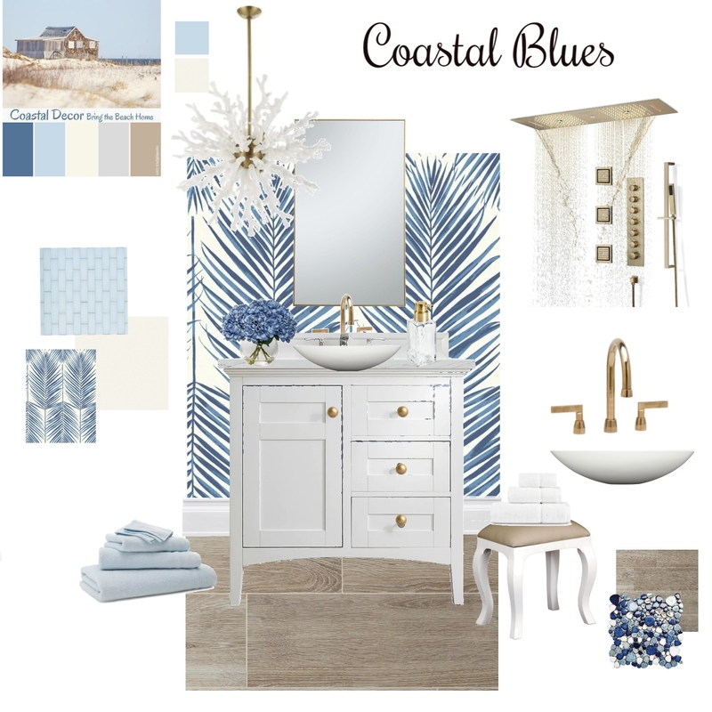 Coastal Blues Mood Board by SanvilaO on Style Sourcebook