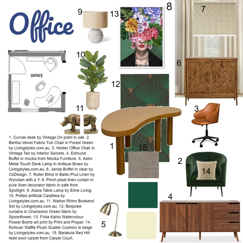 Office Mood Board by niklynrob@outlook.com.au on Style Sourcebook