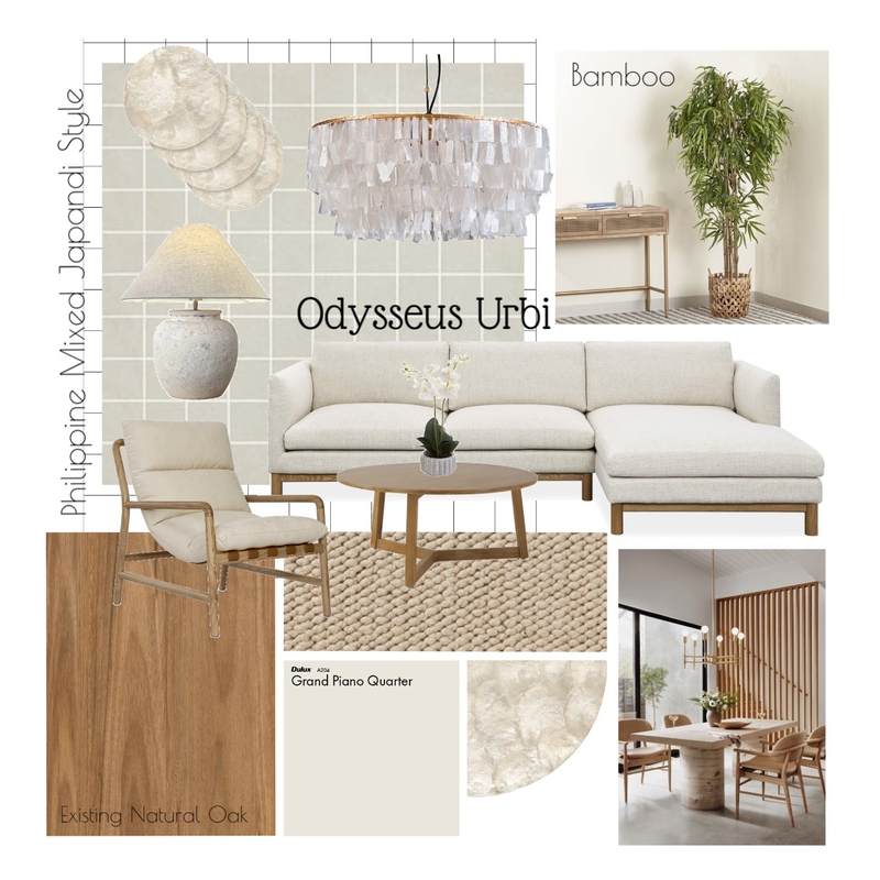 PHILIPPINE MIXED JAPANDI Mood Board by O.URBI INTERIOR PEGS on Style Sourcebook
