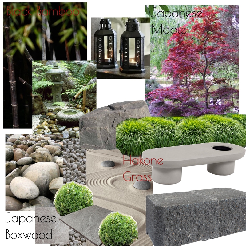 Japanese Zen Mood Board Mood Board by Brie on Style Sourcebook