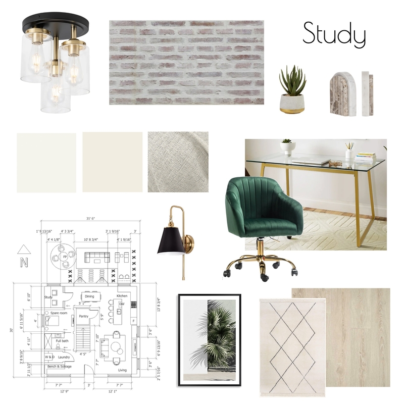 Neutral Study Mood Board by Brianne.marie.gisele on Style Sourcebook