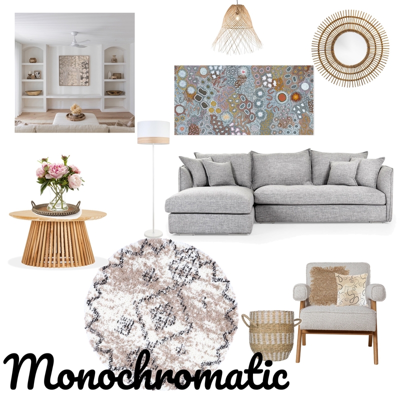 monochromatic Mood Board by lyn abbott on Style Sourcebook