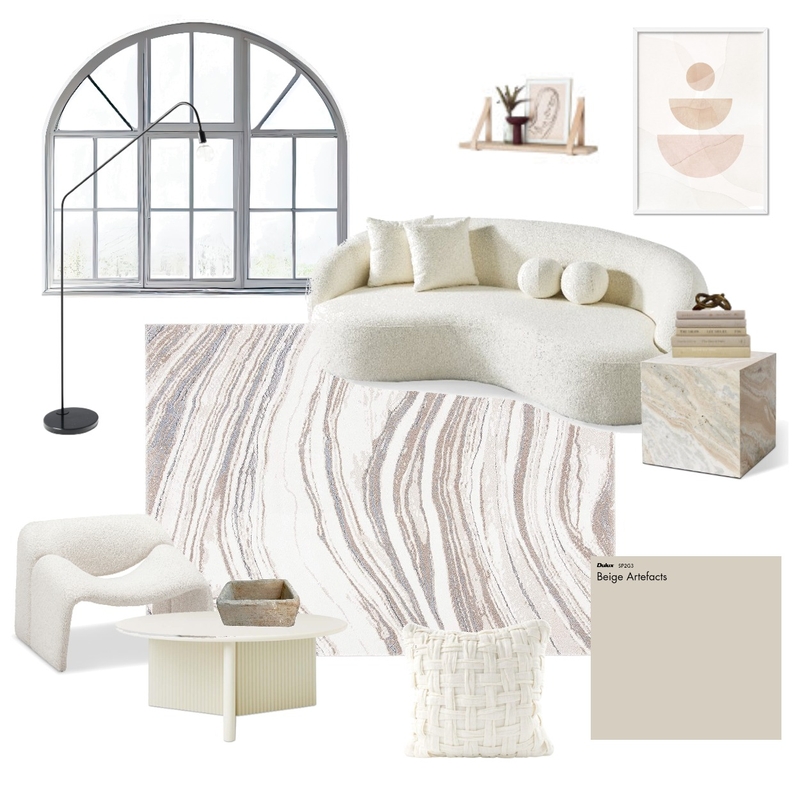 Mineral 333 Ivory Mood Board by Unitex Rugs on Style Sourcebook