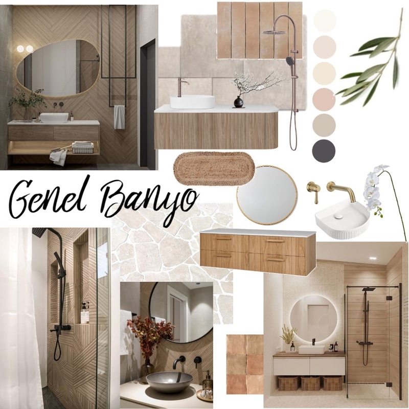 Genel Banyo Mood Board by MİRAY on Style Sourcebook