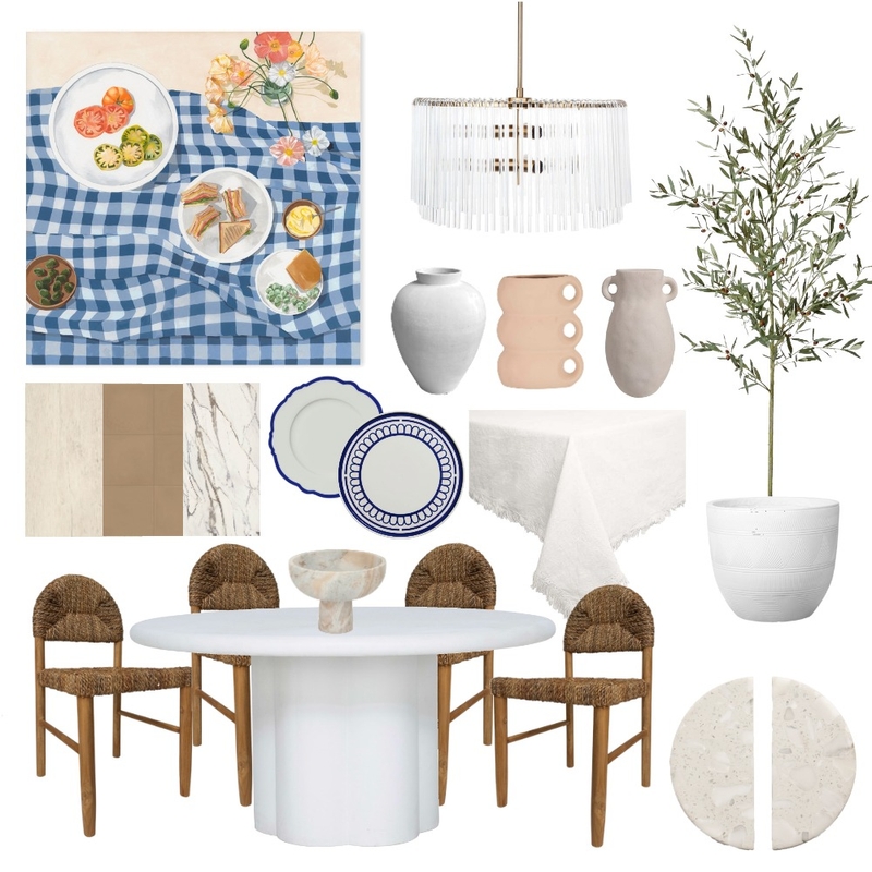 Euro Summer Dining Room Mood Board by Eliza Grace Interiors on Style Sourcebook