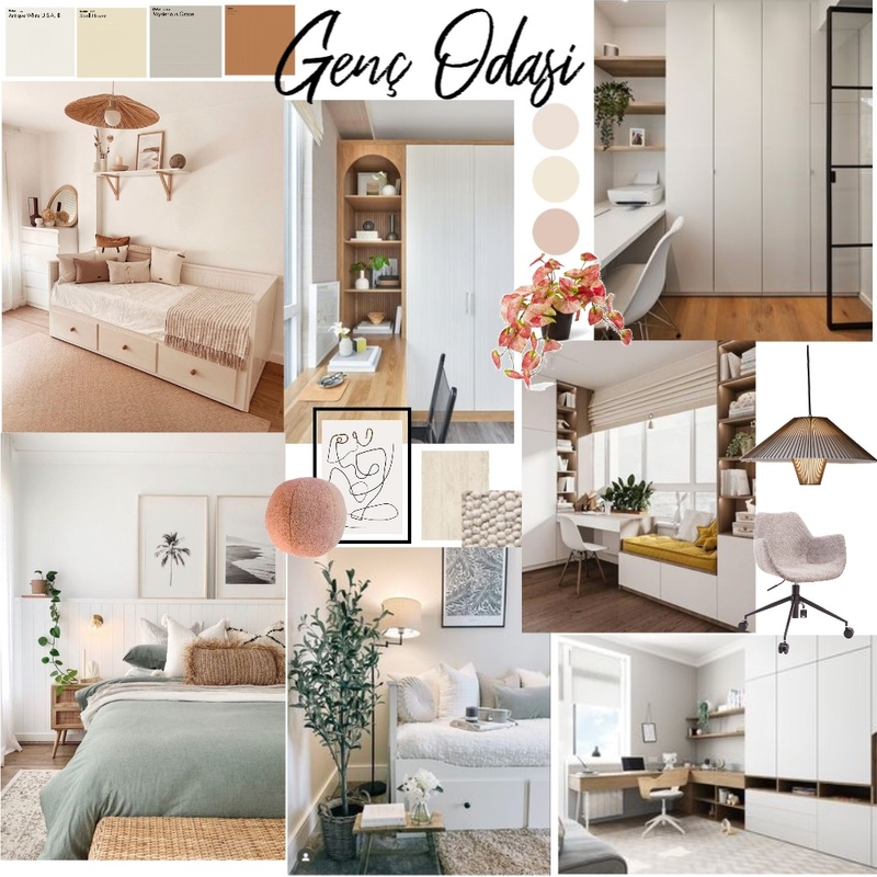 Genç Odası Mood Board by MİRAY on Style Sourcebook