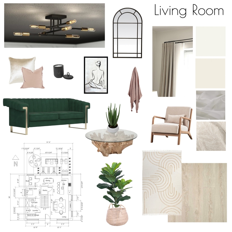 Welcoming Living Room Mood Board by Brianne.marie.gisele on Style Sourcebook