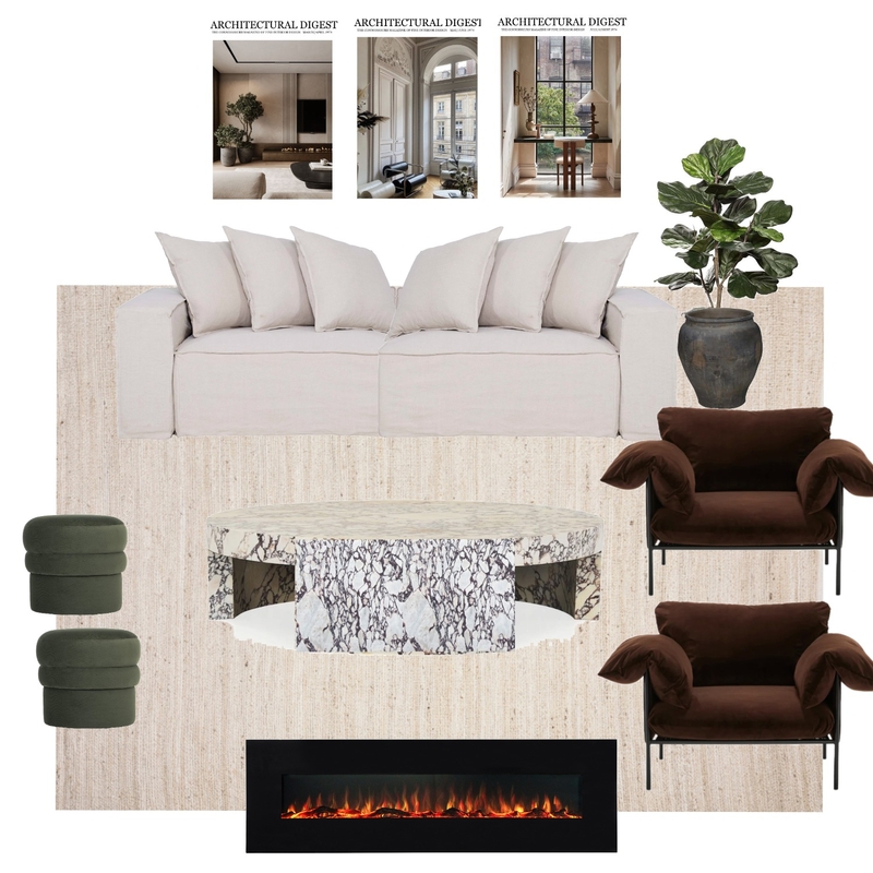 The Avenue Proj: Living Room Mood Board by HARDWELL STUDIOS on Style Sourcebook