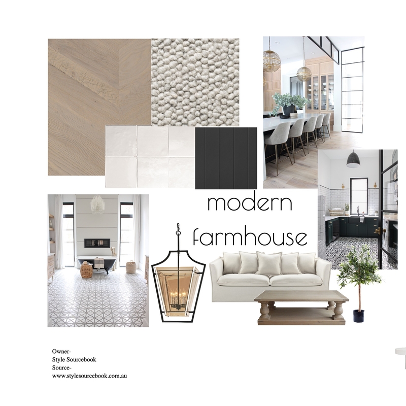 Modern farmhouse Mood Board by SBlock on Style Sourcebook
