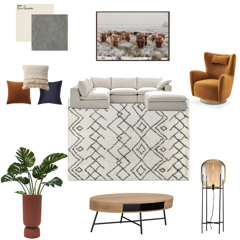 Sunday 7 July Living Room A9 Mood Board by vreddy on Style Sourcebook