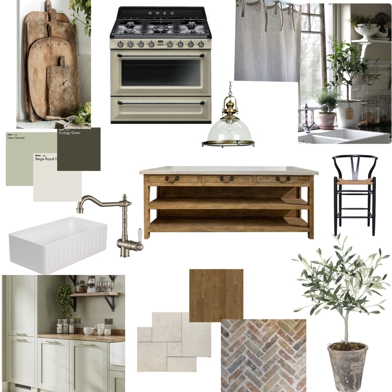 Farmhouse kitchen Mood Board by otjiwa@gmail.com on Style Sourcebook