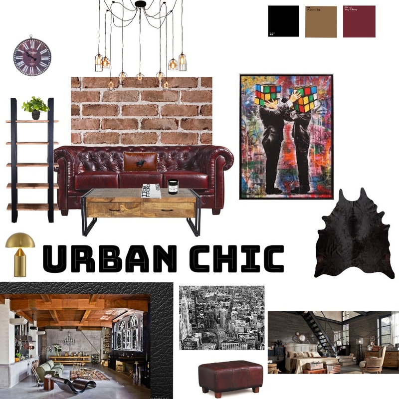 Urban chic Mood Board by ioanna lakouri on Style Sourcebook