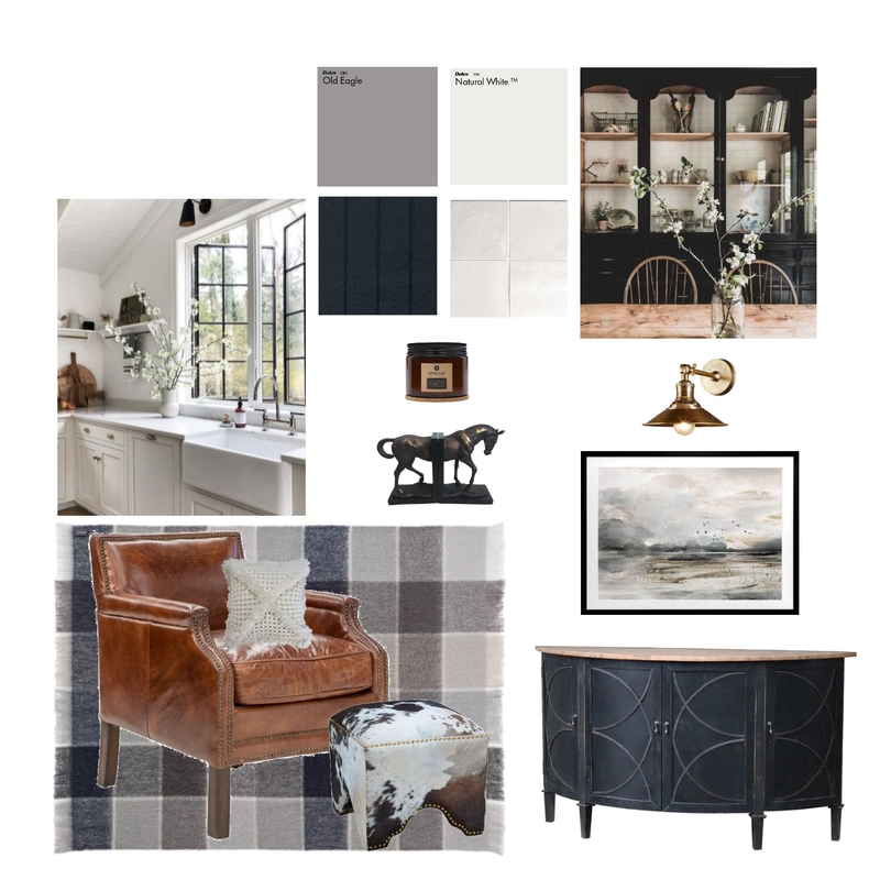 Moody farmhouse Mood Board by sage.and.wry on Style Sourcebook