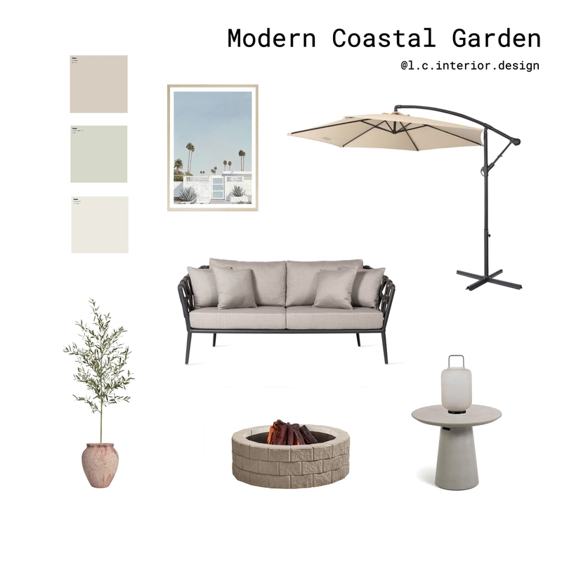 Modern Coastal Garden Mood Board by lcinterior on Style Sourcebook