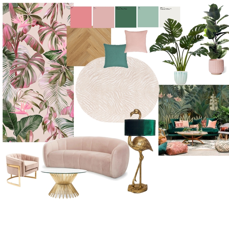 Tropical Glamour Mood Board by SarahMcLean on Style Sourcebook