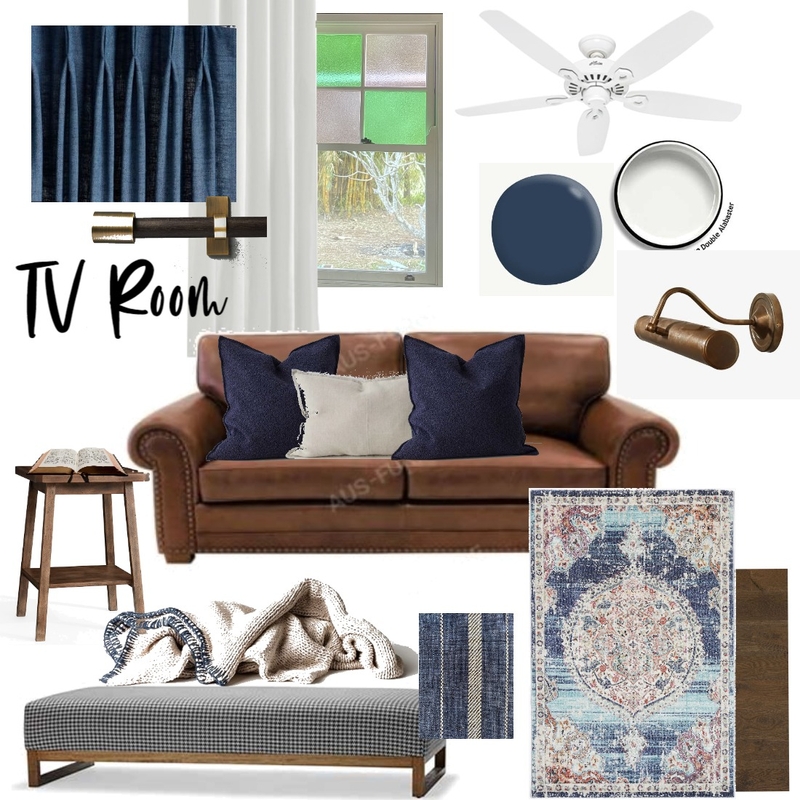 Heartwood Farm- TV room FINAL Mood Board by BRAVE SPACE interiors on Style Sourcebook