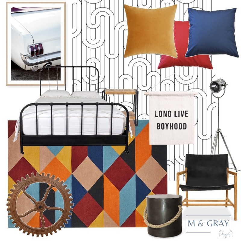 Boys bedroom Mood Board Mood Board by M & Gray Design on Style Sourcebook