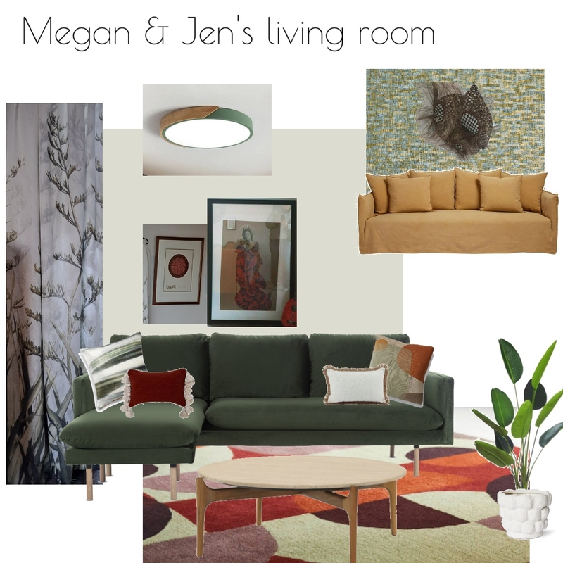 Megan & Jen's living room Mood Board by JoannaLee on Style Sourcebook