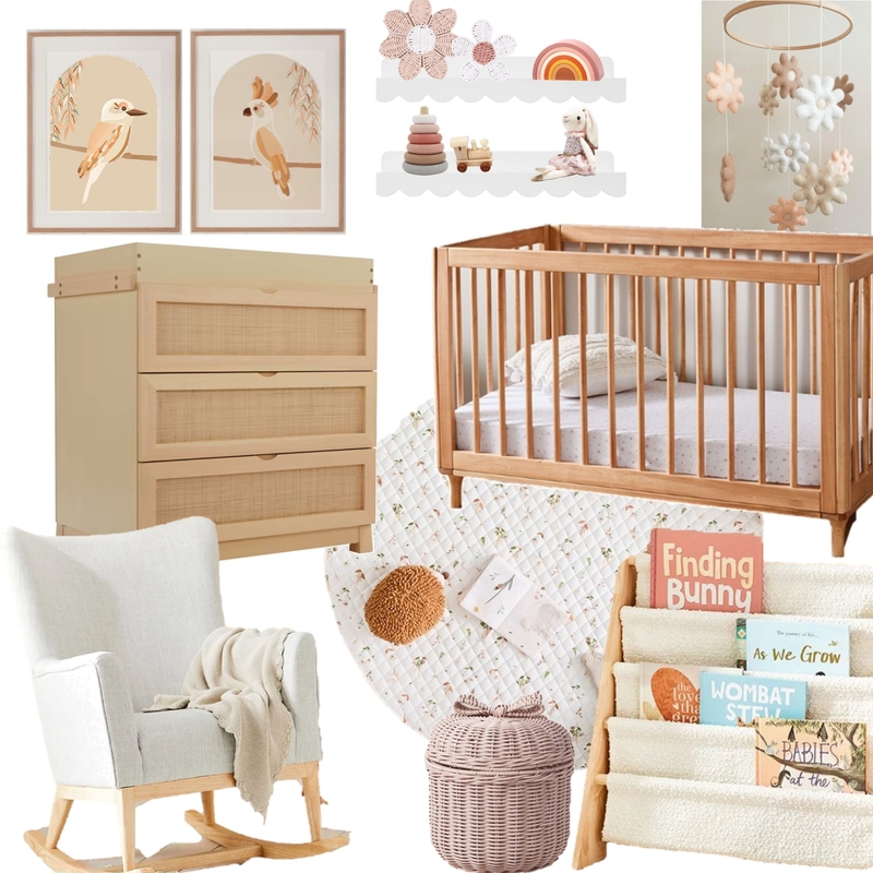 GIRLS NURSERY Mood Board by co_stylers on Style Sourcebook