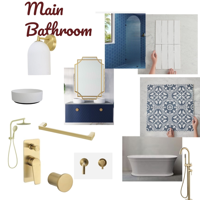 Main bathroom mood board Mood Board by nicola.641@outlook.com on Style Sourcebook