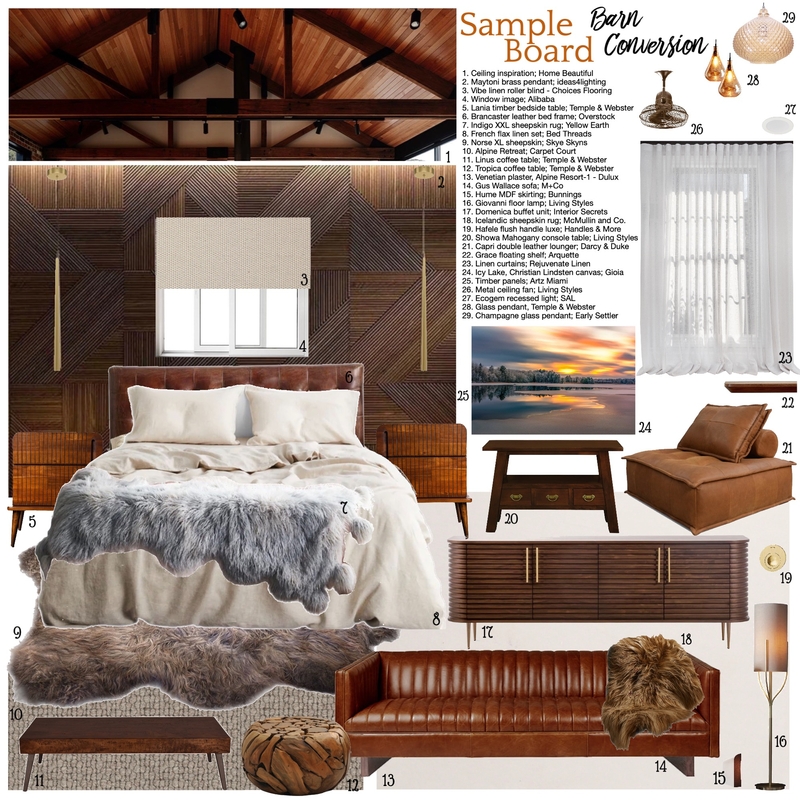 Upstairs Barn Conversion Mood Board by Shayebeepops on Style Sourcebook